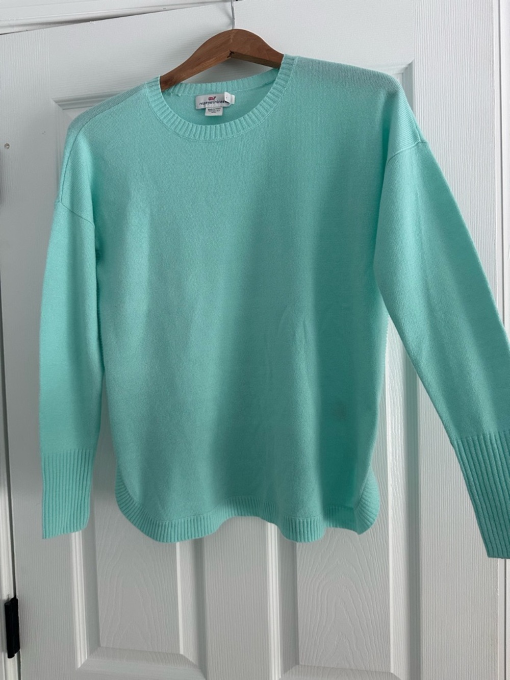 Vineyard Vines Teal Crewneck Sweater, Size XS